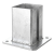 Base de acero para poste de valla y puerta de 100×100 mm, galvanizada 000-789 (1)