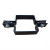 Abrazadera intermedia para paneles de valla 80×80 mm negra RAL 9005 – juego completo 001-616 (2)