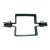 Abrazadera para panel de valla intermedia cuadrada 80×80 mm verde RAL 6005 001-614 (2)