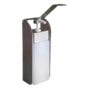 Dispensador de codo para desinfectante de acero inoxidable de 1000 ml