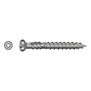 TOBSTEEL Tornillo para terraza Quadra-Speed ART. 9001 A2 – 5,0 x 50 mm TX25