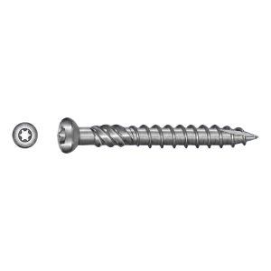 TOBSTEEL tornillo para terraza Quadra-Speed ART. 9001 acero inoxidable C1 – 5,0 x 50 mm TX25