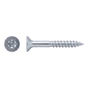 Tornillo TOBSTEEL para construcciones de madera A2 TX20 4,0×30 mm, rosca parcial – caja de 500 uds.