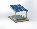 Aparcamiento fotovoltaico para 1 vehículo L 5,7m x 3,3m Cubierta Solar GPV-101-06 (3)