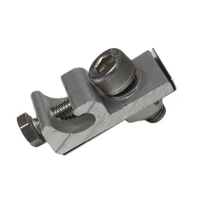 Abrazadera de puesta a tierra para cables 16mm² aluminio anodizado acero inoxidable A2