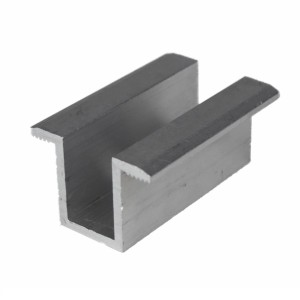 Pinza intermedia H25 L50 con clavija de conexión a tierra