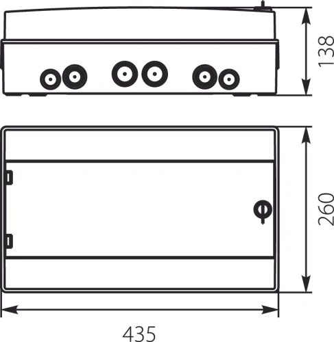 Caja de distribución hermética RH-18 GPV-401-01 (1)