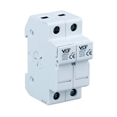 Base de fusible 2P 32A 10x38 1000V DC CFPV-32 GPV-401-12