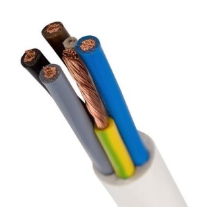 Cable OWY 5x4 mm² 300/500V H05VV-F blanco