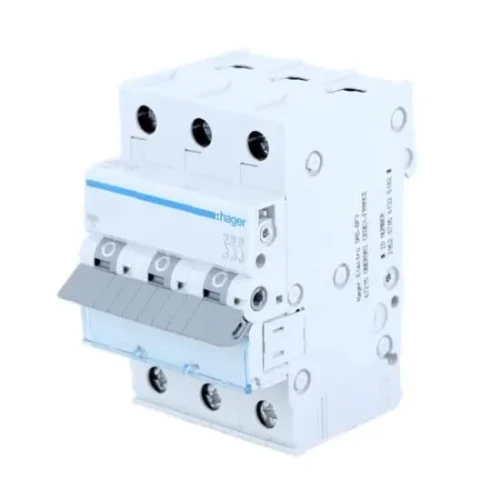 Interruptor automático de sobrecorriente B 10A 3P 6kA MBN310E HAGER GPV-401-22
