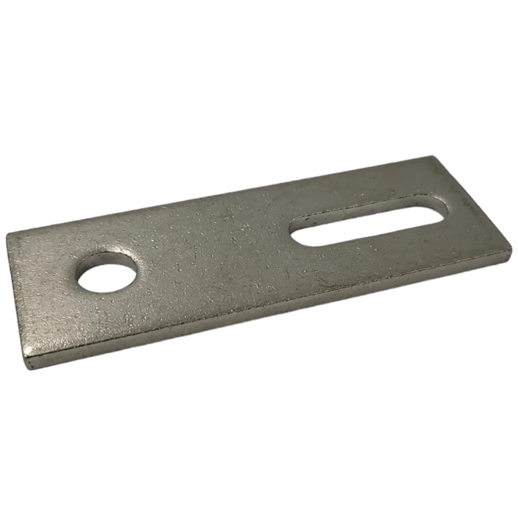 Adaptador de fijación M12 110x40x5 Material 1.4301 PV-07-06