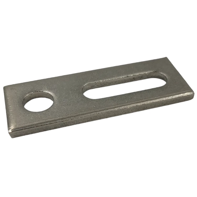 Adaptador de fijación M12 80x30x5 Material 1.4301 PV-07-07