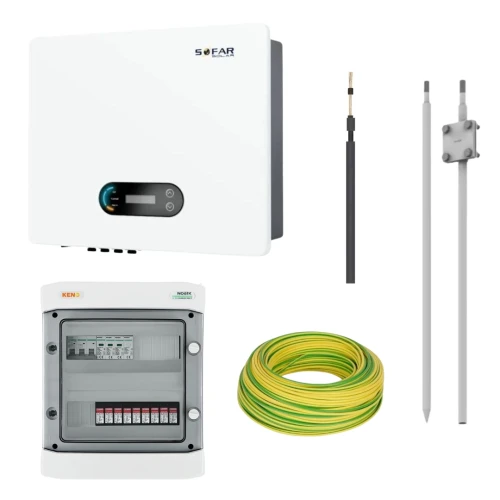 Kit eléctrico completo para fotovoltaica con inversor Sofar 24KTLX-G3 3F 2MPPT Sofar GPV-405-09