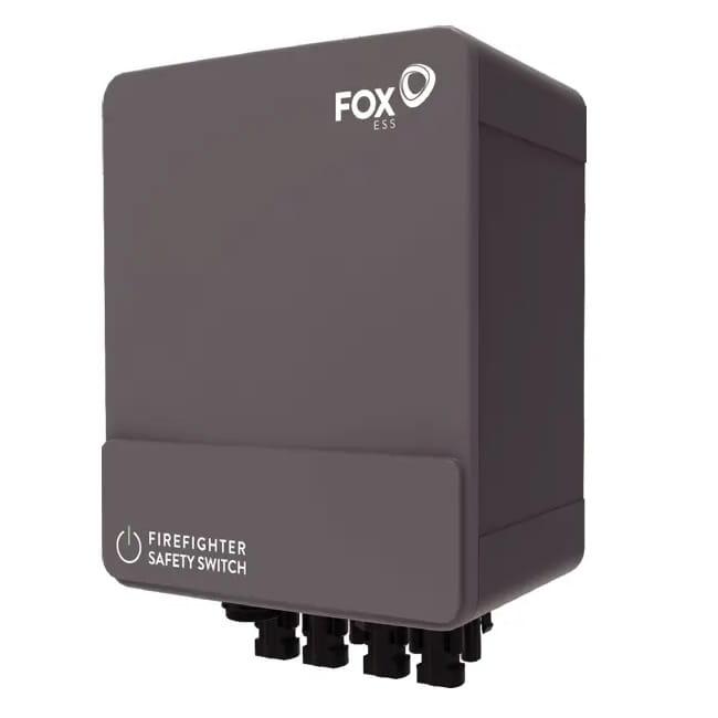 Interruptor contra incendios para PV - S-Box, 2 cuerdas Fox GPV-408-01