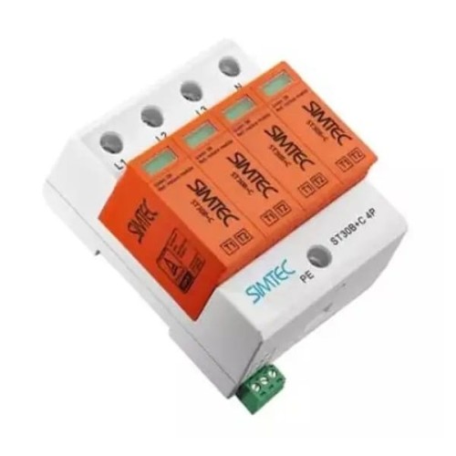 Protector contra sobretensiones Tipo 1+2 (B+C) 4P 30kA 1,5kV KM30B+C/4-275 SIMTEC 85201010 SIMET GPV-401-29