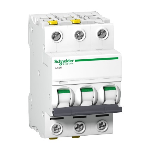 Interruptor automático B 16A 3P 6kA iC60N-B16-3 Acti9 A9F03316 SCHNEIDER ELECTRIC GPV-401-39