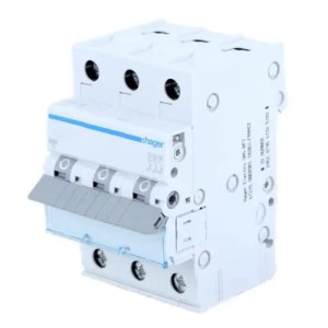 Interruptor Magnetotérmico Hager B 20A 3P 6kA