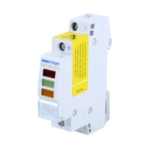 Hager Lámpara Indicadora LED Triple Roja Verde y Naranja