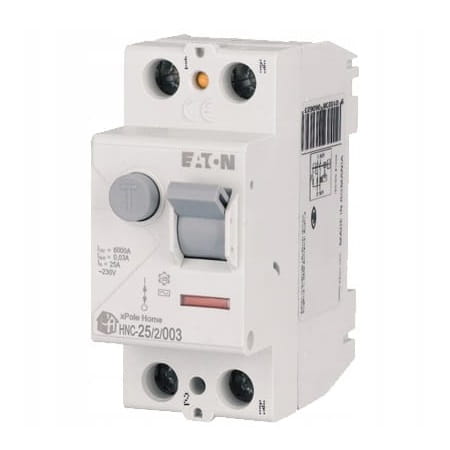 Interruptor diferencial 2P 25A 6kA 30mA tipo AC HNC-25/2/003 xPole Home 194690 EATON GPV-401-70