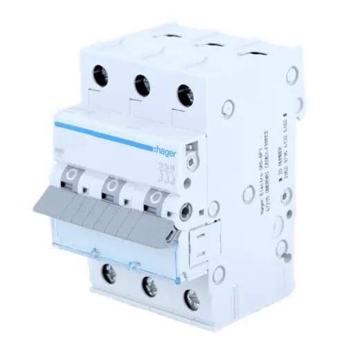 Interruptor automático B 25A 3P 6kA MBN325E HAGER GPV-401-72