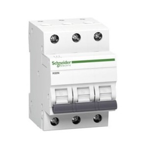 Interruptor automático B 16A 3P 6kA K60N-B16-3 Acti9 A9K01316 SCHNEIDER ELECTRIC