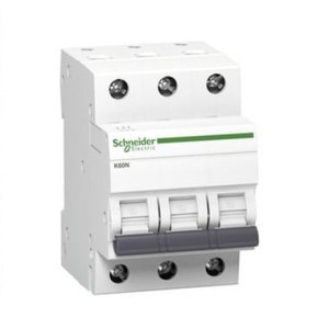 Interruptor automático C 25A 3P 6kA K60N-C25-3 Acti9 A9K02325 SCHNEIDER ELECTRIC