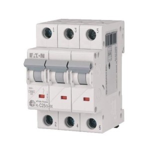 Interruptor automático C 25A 3P 6kA HN-C25/3 xPole Home 194893 EATON