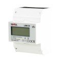Contador de energía eléctrica trifásico 100A LCD LEM-30 ZAMEL GPV-401-109