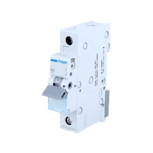 Interruptor automático C 25A 1P 6kA MCN125E HAGER GPV-401-113
