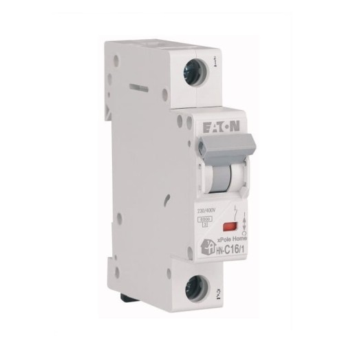 Interruptor automático C 16A 1P 6kA HN-C16/1 xPole Home 194831 EATON GPV-401-115