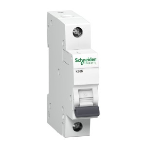 Interruptor automático B 6A 1P 6kA K60N-B6-1 Acti9 A9K01106 SCHNEIDER ELECTRIC