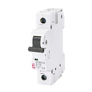 Interruptor automático B 16A 1P 10kA ETIMAT10 002121716 ETI