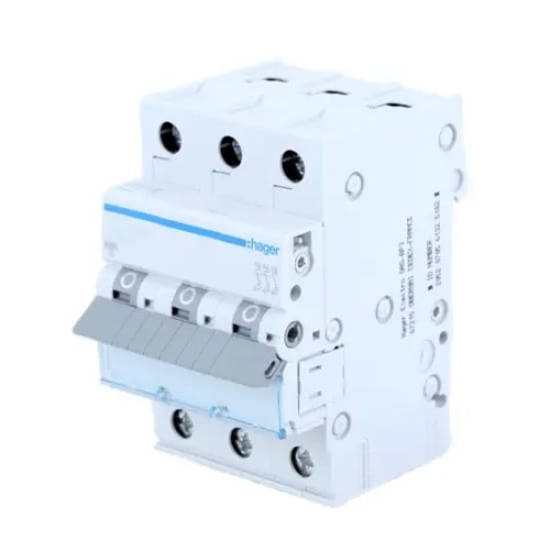 Interruptor automático C 63A 3P 6kA MCN363E HAGER GPV-401-138