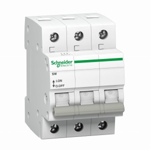 Interruptor seccionador trifásico 3P 63A 500V AC K60 SW-63-3 Acti9 A9S62363 SCHNEIDER ELECTRIC