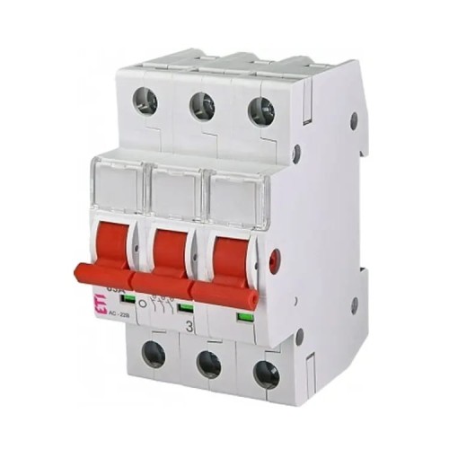 Interruptor de corte trifásico 3P 63A 400V AC SV 363 002423314 ETI GPV-401-150