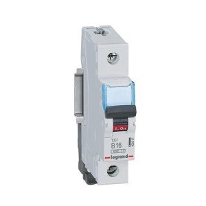 Interruptor automático de sobrecorriente B 16A 1P 6kA S 301 TX3 403357 LEGRAND