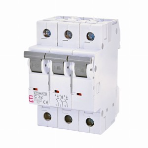 Interruptor automático C 32A 3P 6kA ETIMAT6 002145519 ETI