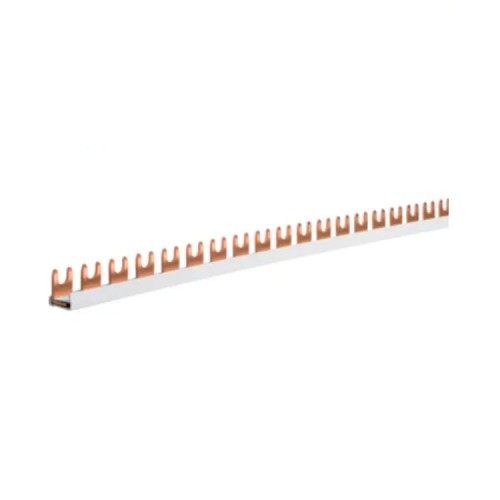Barra de conexión 1 polo 57 módulos 10mm², tipo de horquilla KDN163B Hager GPV-401-180