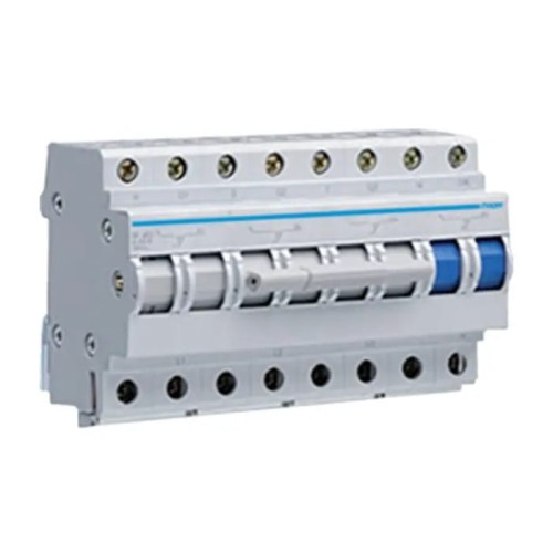 Interruptor modular I-0-II (1-0-2) 3P+N 63A 400VAC SF463 HAGER GPV-401-187