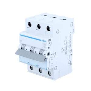 Interruptor magnetotérmico B 6A 3P 6kA MBN306E HAGER