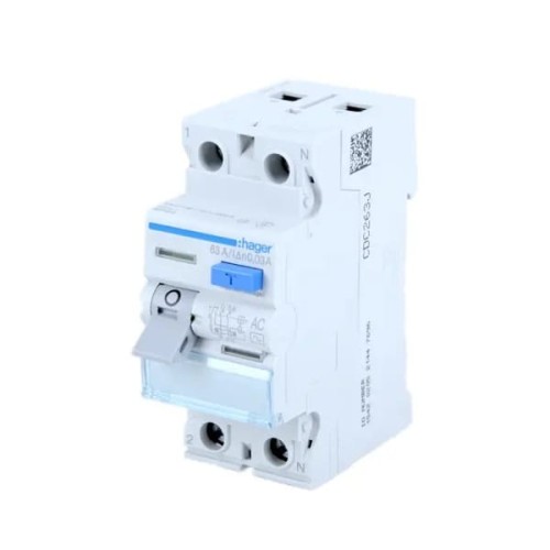 Hager Interruptor Diferencial 1P+N 25A 30mA Tipo A GPV-401-198