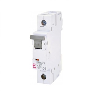 ETI Interruptor automático C 20A 1P 6kA