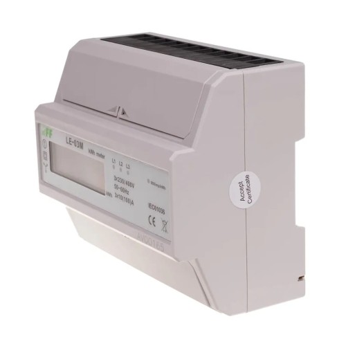 F&F FILIPOWSKI Contador de energía eléctrica 3 fases 100A LE-03M GPV-401-215 (2)