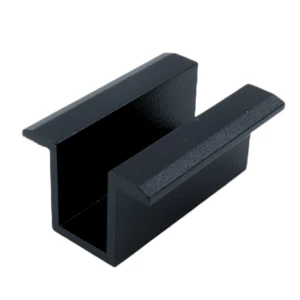 Pinza intermedia H24 aluminio 6060 orificio M8 pintado