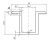 Pinza intermedia H24 aluminio 6060 orificio M8 pintado PV-04-15 (3)