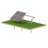 Kit Solar T1V Strong – estructura fotovoltaica de suelo para 4 paneles