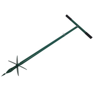 Tornillo de tierra ajustable para estructuras PV Hardox pilote helicoidal