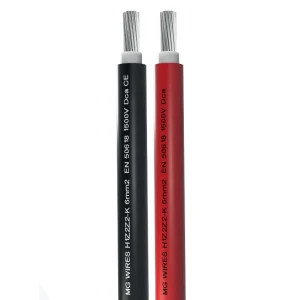 Cable solar DC 1x6mm² negro MG Wires clase D – CPR
