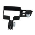 Abrazadera de esquina para paneles de vallado 40x60 negro GPV-700-07