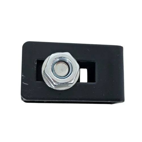 Abrazadera universal soporte conector para paneles de cerca antracita grafito GPV-700-16 (2)